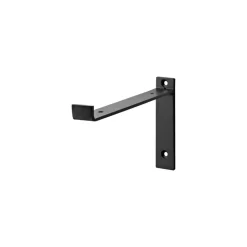 Metallkonsole 'Lip' schwarz 260 x 130 x 30 mm