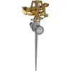 Metall-Kreisregner gold/silbern bis 360°