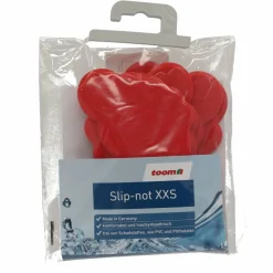 Mini Dusch- und Wanneneinlage Füße XXS 15 x 9 cm rot 6 Stück