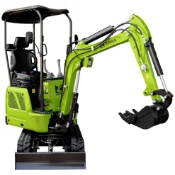 Minibagger-Set 'ZI-MBG1000D' 7 kW