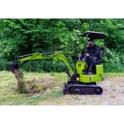 Minibagger-Set 'ZI-MBG1000D' 7 kW