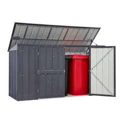 Mülltonnenbox 'Easy' Stahl 236 x 101 x 131,5 cm