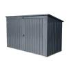 Mülltonnenbox Metall 101 x 212 x 134 cm
