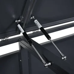 Mülltonnenbox 'Tonus 5' dunkelgrau/grau 330 x 80 x 116 cm