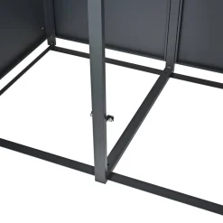 Mülltonnenbox 'Tonus 4' dunkelgrau/grau 265 x 80 x 116 cm