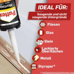 Montagekleber 'All Materials' weiß 450 g