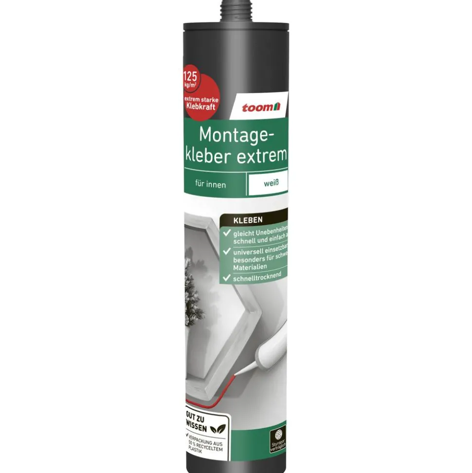 Montagekleber extrem weiß 390 g