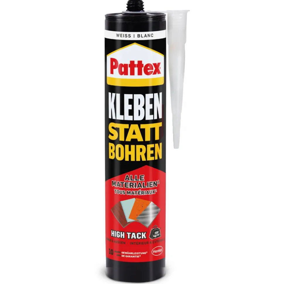 Montagekleber 'Kleben statt Bohren High Tack' weiß 440 g
