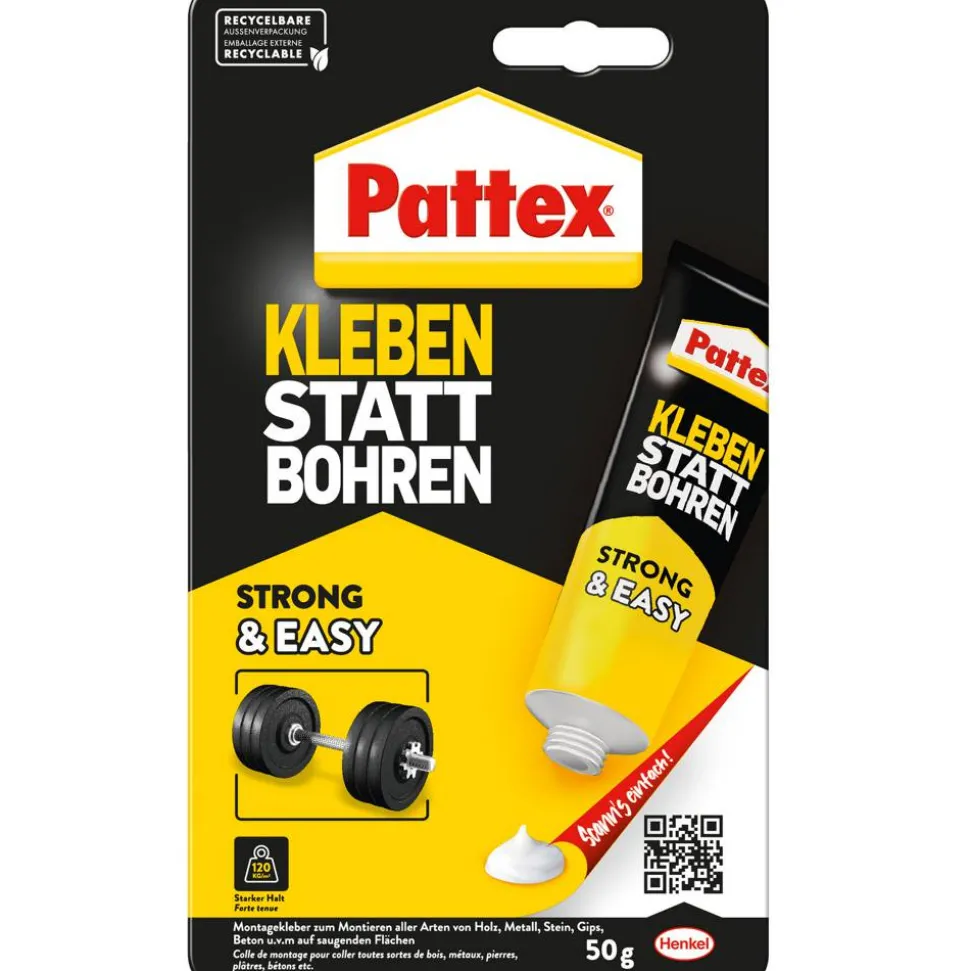 Montagekleber 'Kleben statt Bohren' weiß 50 g