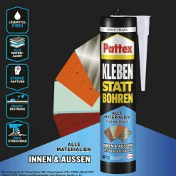 Montagekleber 'Kleben statt Bohren' weiß 495 g