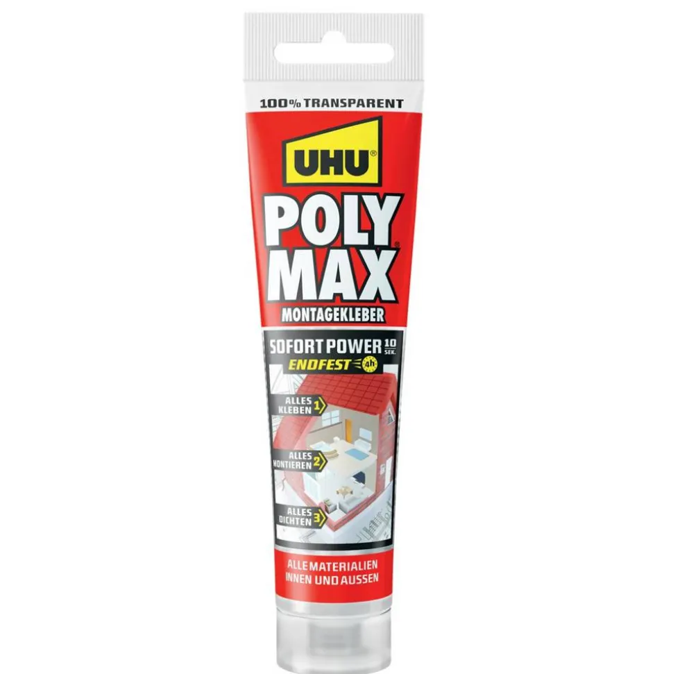 Montagekleber 'POLY MAX Sofort Power' transparent 115 g