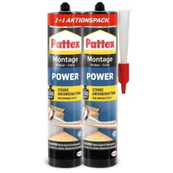 Montagekleber 'Power' weiß 2 x 370 g