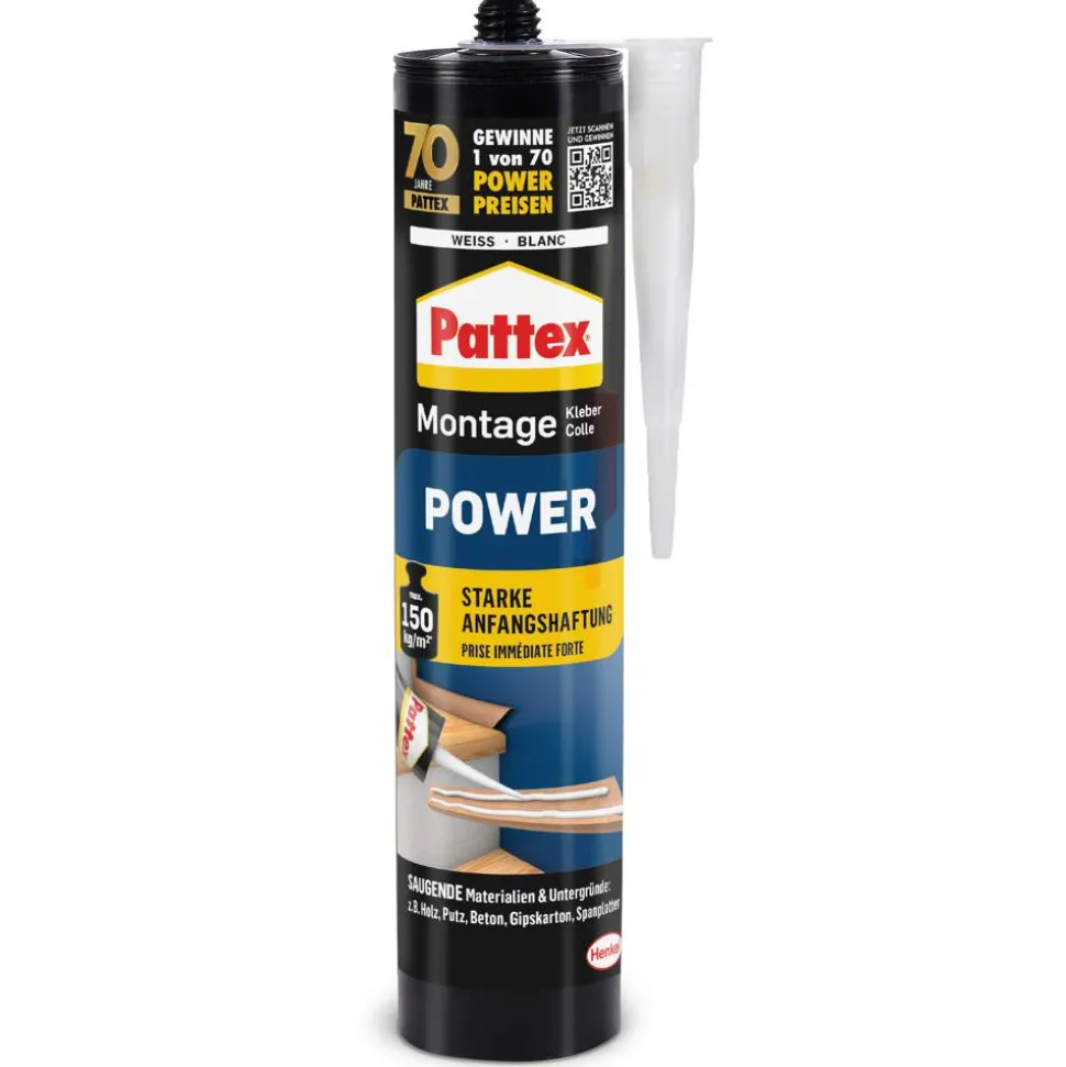 Montagekleber 'Power' weiß 370 g