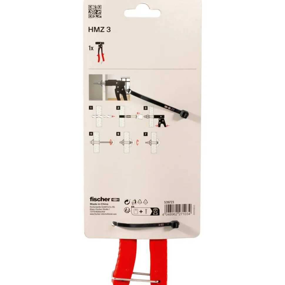 Montagezange 'HM Z 3' rot/schwarz