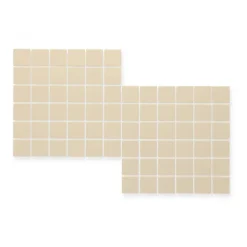 Mosaikfliese 'Color Dot' Feinsteinzeug ivory 30 x 30 cm
