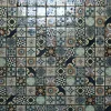 Mosaikfliese 'New vintage' mehrfarbig 30 x 30 cm