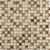 Mosaikfliese 'Quebec' Materialmix braun 30 x 30 cm