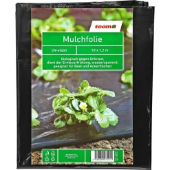 Mulchfolie 0,02 mm schwarz 1000 x 120 cm