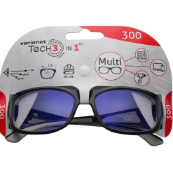 Multidistanz-Schutzbrille 'Tech 3in1 300' schwarz + 3,00 Dioptrien