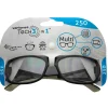Multidistanz-Schutzbrille 'Tech 3in1 250' schwarz + 2,50 Dioptrien