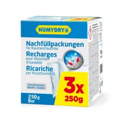 Nachfüllpackungen für Raumentfeuchter 3 x 250 g