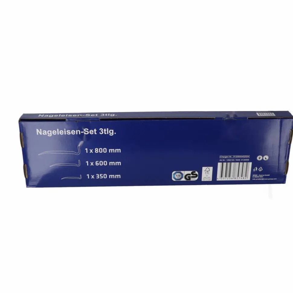 Nageleisen-Set 3-teilig