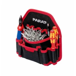 Nagel-Gürteltasche 'Parabelt' schwarz/rot