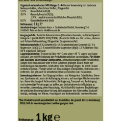 Naturtalent by toom® Bio-Obst- und Gemüsedünger 1 kg