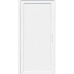 Nebeneingangstür Kunststoff weiß 980 x 1980 mm