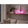Neonlicht 'Love' pink 29 x 13,5 cm