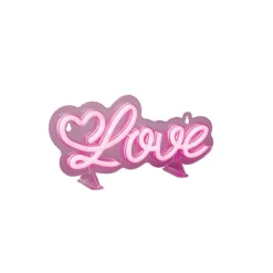 Neonlicht 'Love' pink 29 x 13,5 cm