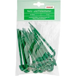 Netz- und Folienhalter grün 12 cm 20 Stück