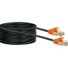 Netzwerkkabel 'CAT 7' schwarz 10 m