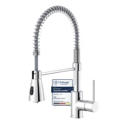 Niederdruck-Spültischarmatur 'Kalani²' herausziehbar chromfarben 43,6 cm