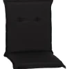Niedriglehner-Auflagenset 'Trabzon' anthrazit 46 x 98 x 8 cm 4 Stück