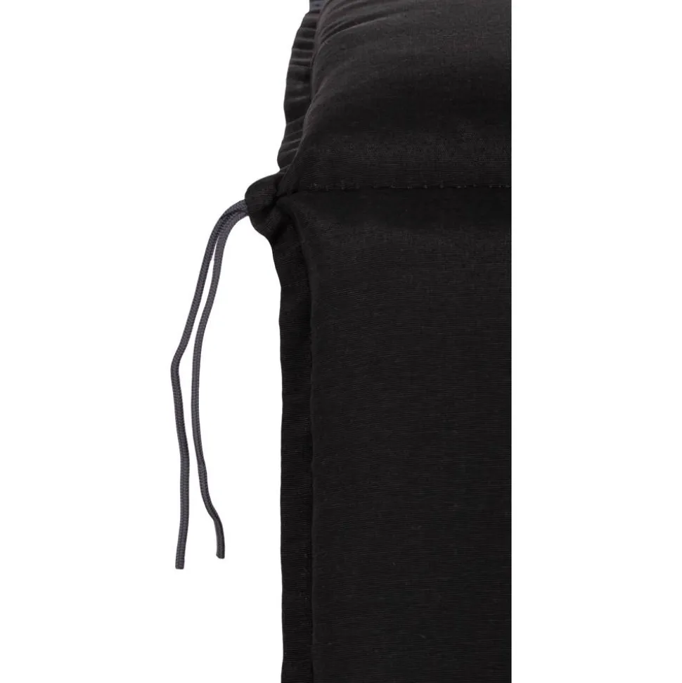 Niedriglehner-Auflagenset 'Trabzon' anthrazit 46 x 98 x 8 cm 4 Stück