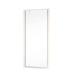 Nischendusche mit Drehtür 'Trend 2.0' weiß 80 x 200 cm