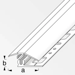 Niveauausgleichsprofil-Set 'clipstech®-mini', bronze eloxiert 1000 x 31 mm