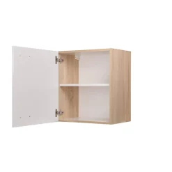 Oberschrank 'Merle' weiß/eichefarben 50 x 56,1 x 34,6 cm
