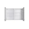 Oberschrank 'Optikomfort Ingvar420' anthrazit matt 100 x 70,4 x 34,9 cm