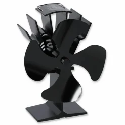 Ofen-Ventilator schwarz 20,5 x 19,3 x 12 cm