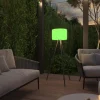 Outdoor LED-Stehleuchte 'Khaya' schwarz 143 cm