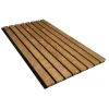 Outdoor-Akustikpaneel 'HydroLine' Thermo-Fichte gehobelte Oberfläche 2400 x 561 x 19 mm