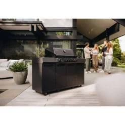 Outdoor-Küche 'Uniq 4 IK Cruster' anthrazit 155 x 120 x 65,5 cm