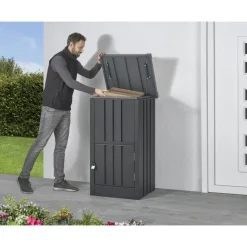 Paketbox anthrazit 63 x 109 x 20 cm