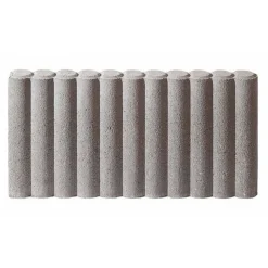 Palisadenbordstein Beton grau 50 x 25 x 6 cm