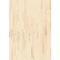Parkett 'Basic 11-5' Bergahorn weiß matt weiß 11,5 mm