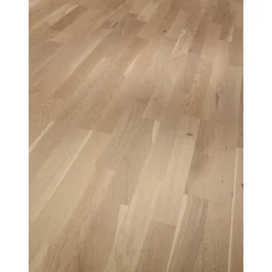 Parkett 'Basic 11-5' Eiche weiß matt weiß 11,5 mm