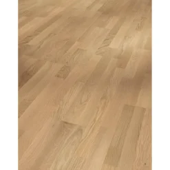 Parkett 'Classic 3060' Eiche Sauvignon geweißt lackversiegelt matt hellbraun 13 mm