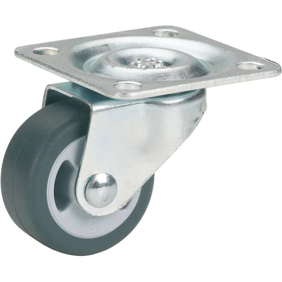 Parkett-Lenkrolle mit Platte 30 mm